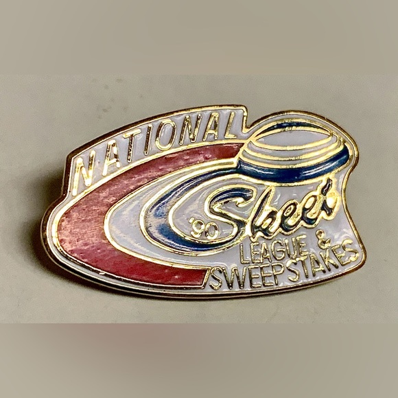 1990 Vintage NATIONAL SKEET LEAGUE & SWEEPSTAKES ‘90 Enameled Pin Brooch - Picture 2 of 13